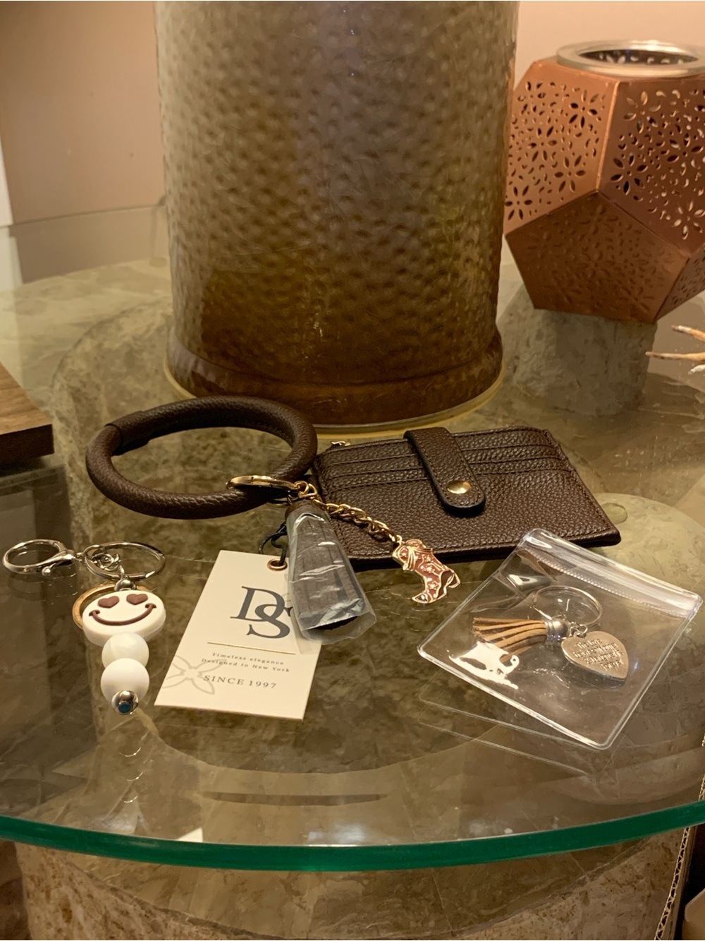 Key/Card Holder and Keychains Bundle - Picture 2 of 2